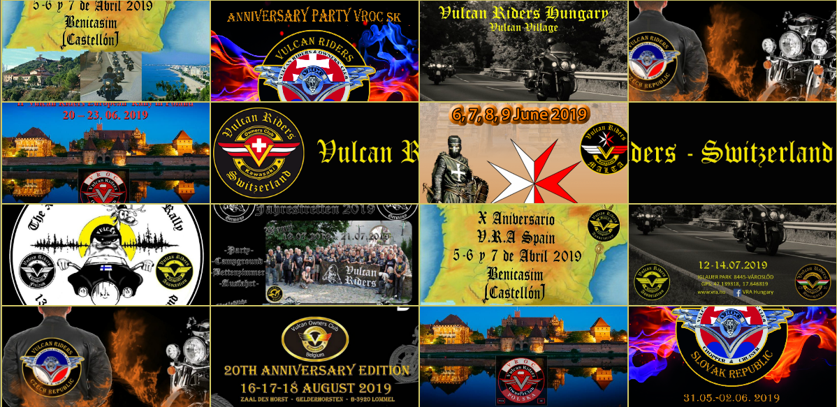 vulcan riders rallys